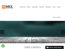 Tablet Screenshot of mixprodutora.com